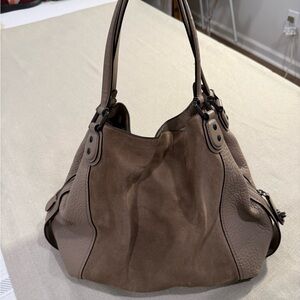 Coach Tan Leather Shoulder Bag
